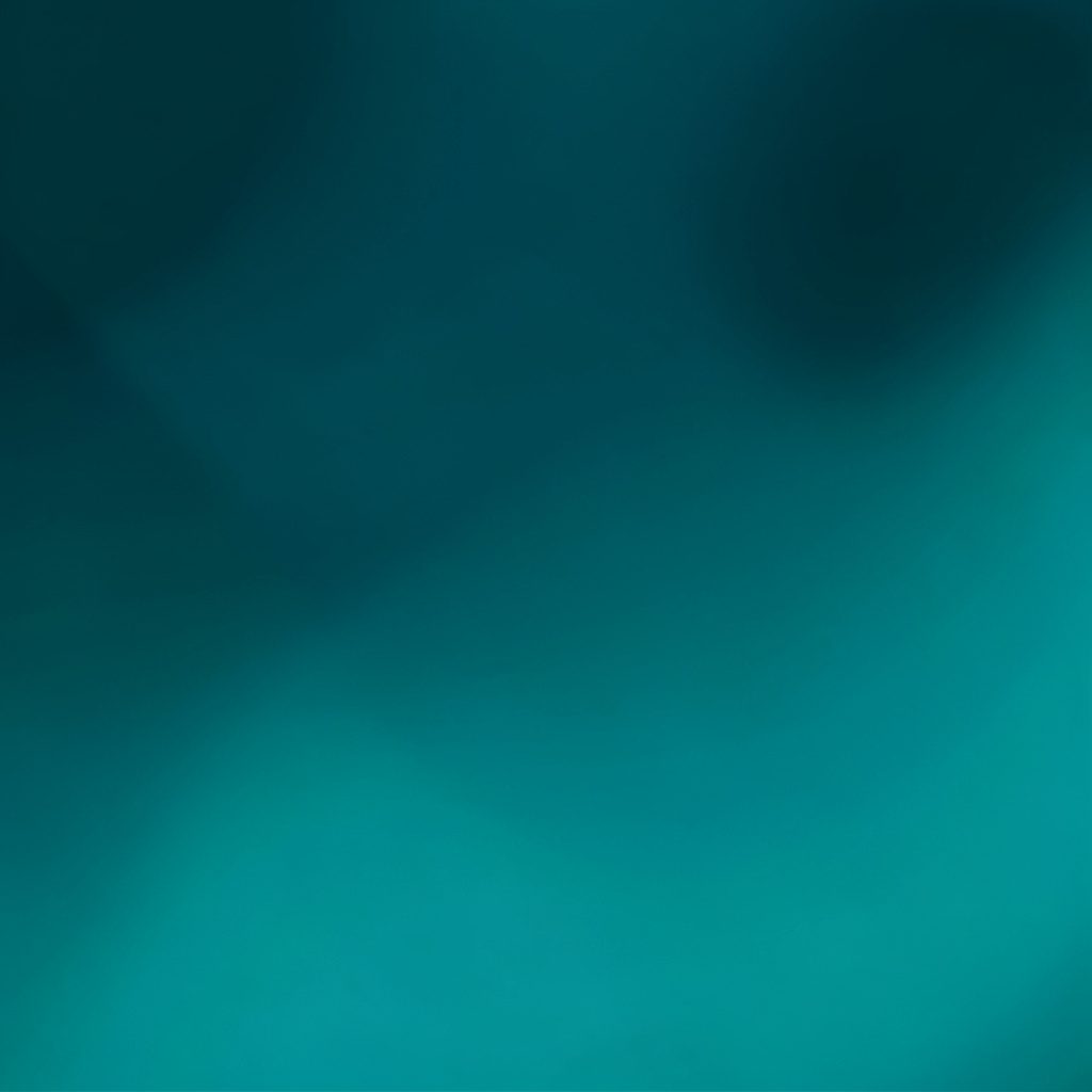 Atmospheric deep teal gradient tile with soft violet glow, moody and modern