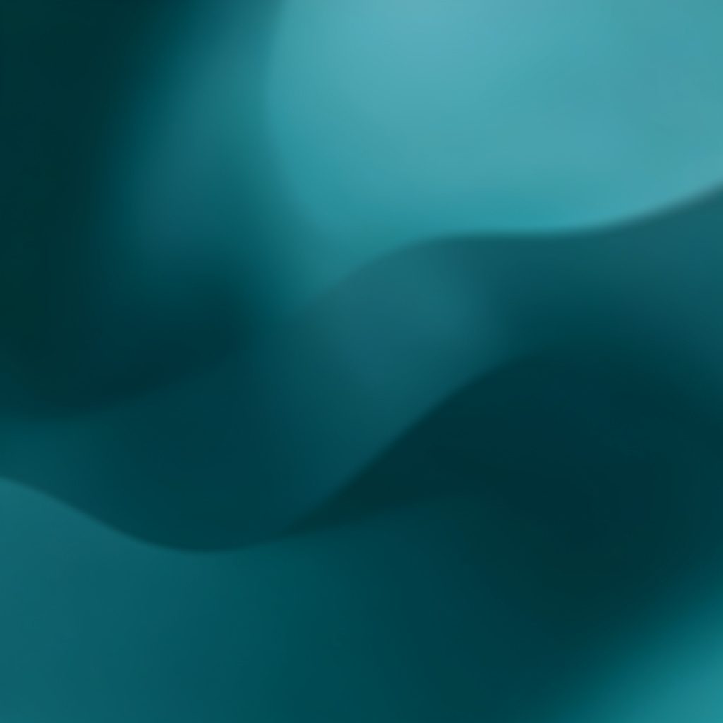 Abstract teal and slate gradient composition with soft circular highlights, conveying a calm and professional mood.